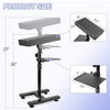 Tattoo Arm Rest Adjustable Height Leather Soft Sponge Pad Tattoo Armrest Stand