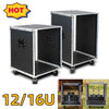 12U/16U  Audio Equipment Rack Rolling Network Rack AV Rack Stand with Wheels AU