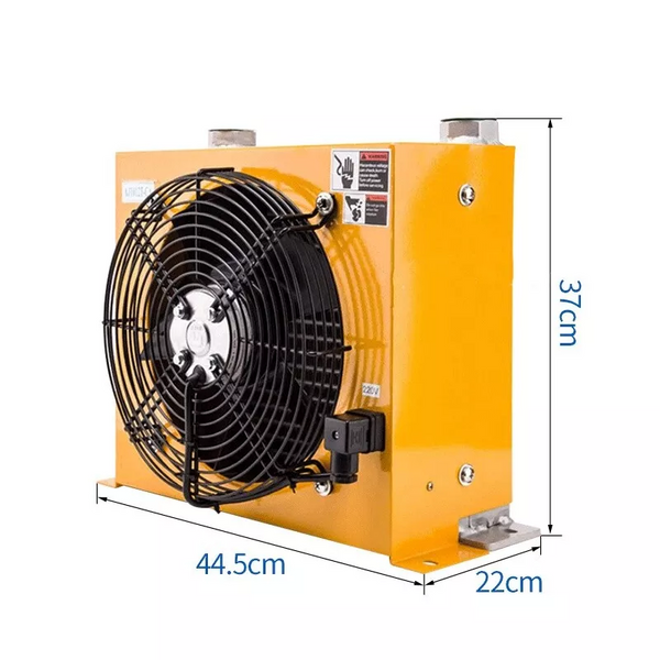 HYDRAULIC OIL COOLER DC24V Thermostat With Fan 100L/min HIGH PRESSURE Heavy Duty