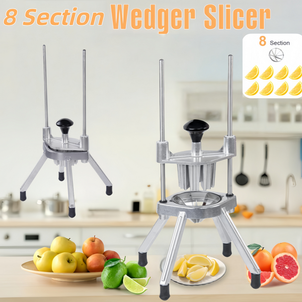 Stainless Steel Blade Fruit Lime Cutter 8 Section Manual Fruit Slicer for Home