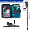 Forearm Crutches Lightweight Aluminum Crutches w/ Adjustable Elbow Elastic Band