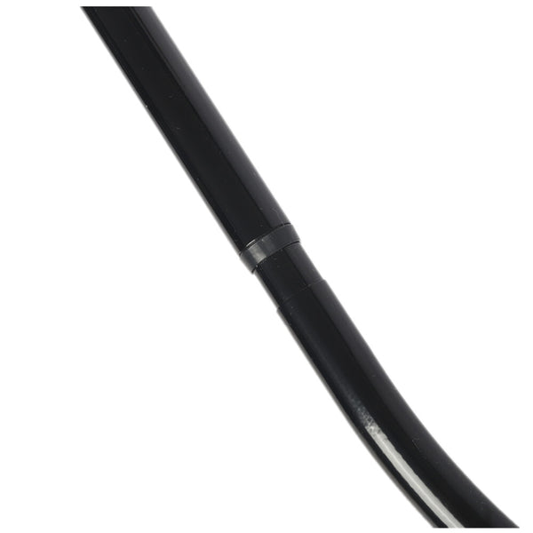 SUS304 Curved Shower Curtain Rod Black Stainless Steel 90-130cm Extendable AU