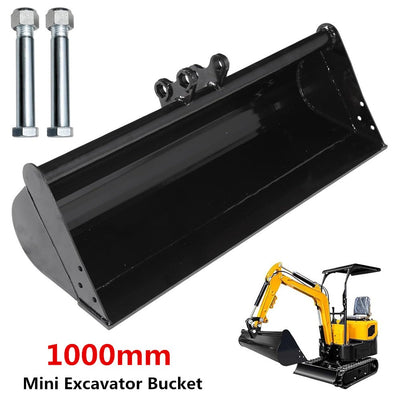 1000mm Mini Excavator Flat Backhoe Bucket Digging Bucket Small Digger Bucket AU