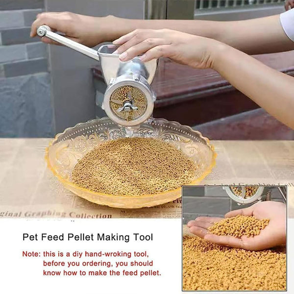 Pet Birds DIY feed Machine Manual Birds Bait Animal 5.0mm Pellet Food Making AUS