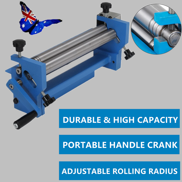 Slip Rolling Bending Machine Manual Sheet Roller Adjustable Rolling RadiusSJ-320