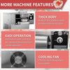 60KG/24H Commercial Snowflake Ice Machine Maker Countertop Milk Snow Ice Machine