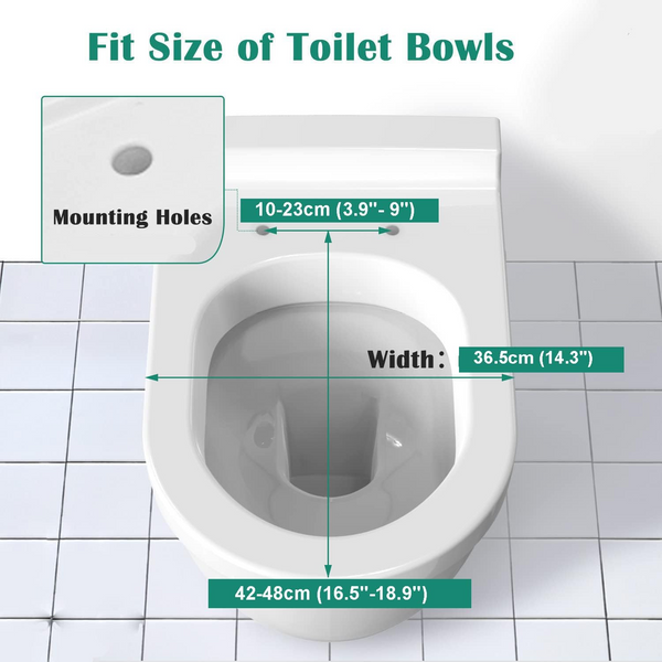 Thick Toilet Seat Soft Close Luxury White Heavy Duty Quick Release U Shape PP