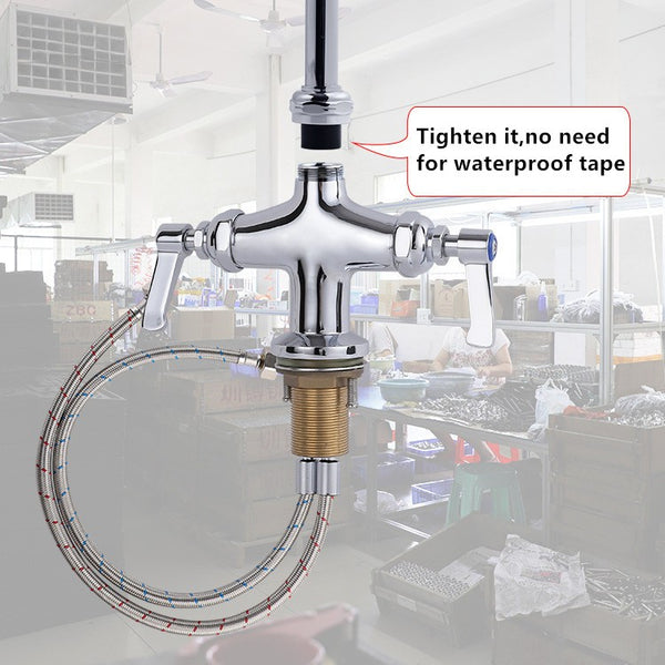 47" Commercial Pre-Rinse Sprayer High Pressure Washing Kitchen Sink Faucet AU