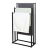Metal Towel Rack Bathroom Freestanding Drying Shelf Storage Shower Caddy Rack