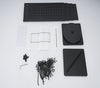 Metal Pegboard Display Rack Spinning Jewelry Earring Display Stand W/ 24x Hooks