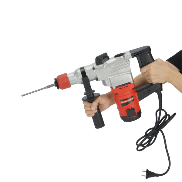 Electric Rotary Hammer Drill Demolition Jack Hammer Kit With Chisels Drill+SDS