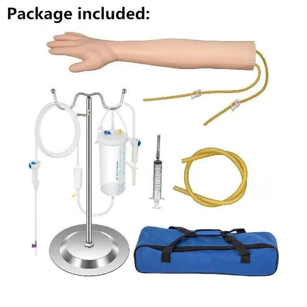 Intravenous Practice Arm Kit High Simulation Blood Drawing Practice Model Kit