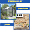 Polycarbonate Greenhouse Panels Water & Impact Resistance Roofing For Garden