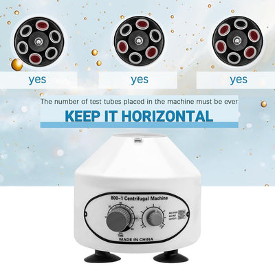 Desktop Electric Lab Centrifuge Machine 6x20ml 4000RPM With Timer Speed Control