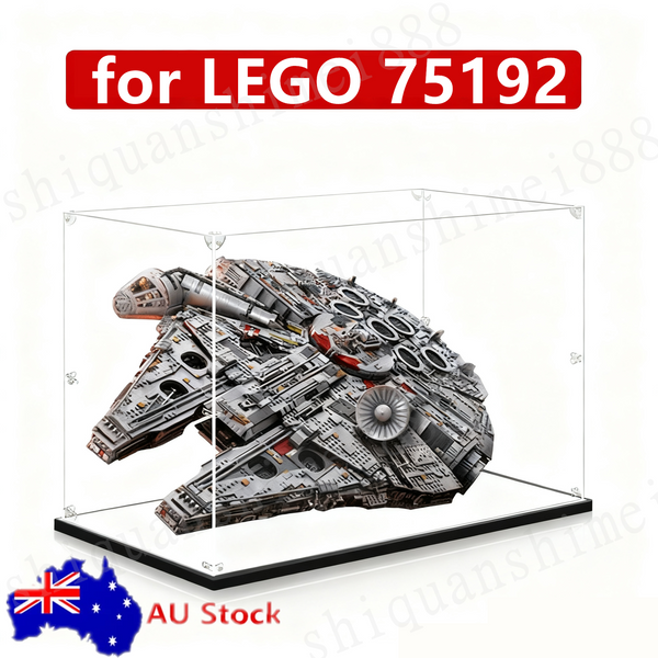 Acrylic Display Case for Lego 75192 Millennium Falcon Collectibles Toy Showcase