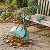 Long Handle Metal Leaf Grabber Rake Leaf Collector for Yard Work Labor-Saving