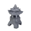 Pagoda Statues Outdoor Solar Powered Statue Zen Garden Lantern LED Garden Light
