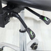 Saddle Stool Rolling Chair Saddle Chair w/ Back Support Dentist Salon Spa Chair