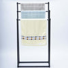 Metal Towel Rack Bathroom Freestanding Drying Shelf Storage Shower Caddy Rack