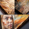 240g/㎡Polyester wide format Inkjet Matte Canvas Roll Printable 60cm*30 Meters AU