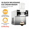 Snowflake Ice Maker Snow Shaver Device Commercial Ice Cream Shaving Machines
