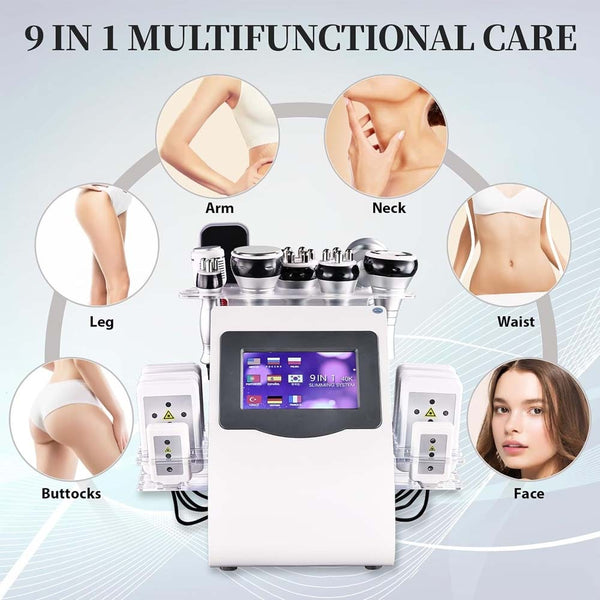 9in1 Ultrasonic Cavitation Machine Home Facial & Body Care Device Body Machine