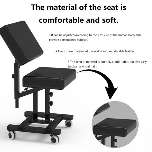 Adjustable Tattoo Chair Swivel Back Tattoo Armrest Stand Salon Beauty Chair
