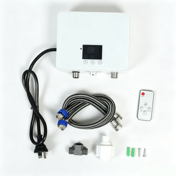 Electric Tankless Water Heater 5500W Instant Hot Water Heater Compact Under Sink