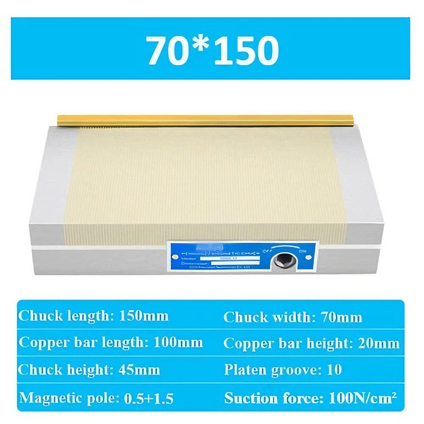 Permanent Magnetic Chuck Magnet Table Precision Tool For Grinder Milling Machine