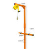 Air Conditioning Lifting Tool 20m Self-Locking Folding Crane Manual Winch Tool