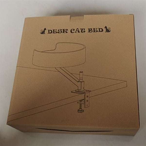 Adjustable Cat Desk Bed Wooden Suspension Desktop Cat Bed For Home Study Rooms