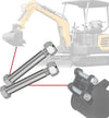2X 25mm Mini Excavator Pins Replaceable Mini Digger Bucket Link Pin Attachments