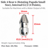 High Pressure Jetter Drain Nozzle 30/40 L/min Sewer Jetter Rotating Nozzle