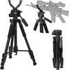 Rifle Gun Shooting Stick Tripod Rifle & Camera Steady Shot Hunting 1.5m Extend