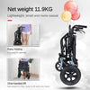 2 in 1 Foldable Shower Chair Disabled Bedside Commode Wheelchair Toilet Chair