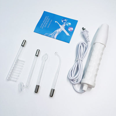 4 In 1 High Frequency Electrode Wand Electrotherapy Glass Tube Beauty Device