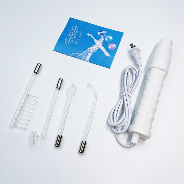 4 In 1 High Frequency Electrode Wand Electrotherapy Glass Tube Beauty Device