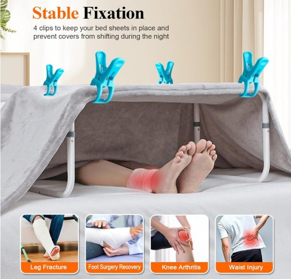 Bed Blanket Support Cradle Adjustable Hight for Foot Leg Sheet Medical Recovery