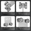 2X 4 Wheel Trolley Assembly Strut Channel Unistrut Stable Welded Roller Trolley