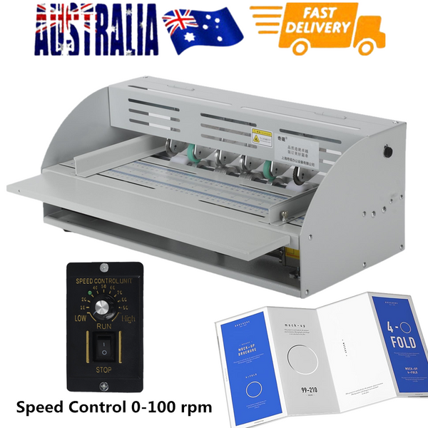 460mm Electric Book Cover Creasing Machine Paper Dotted Line Cutting Machine AU