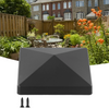 12Pcs Fence Post Cap Deck Post Cover Waterproof Heat Resistanc Deck Post Caps