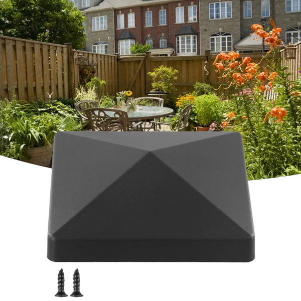 12Pcs Fence Post Cap Deck Post Cover Waterproof Heat Resistanc Deck Post Caps