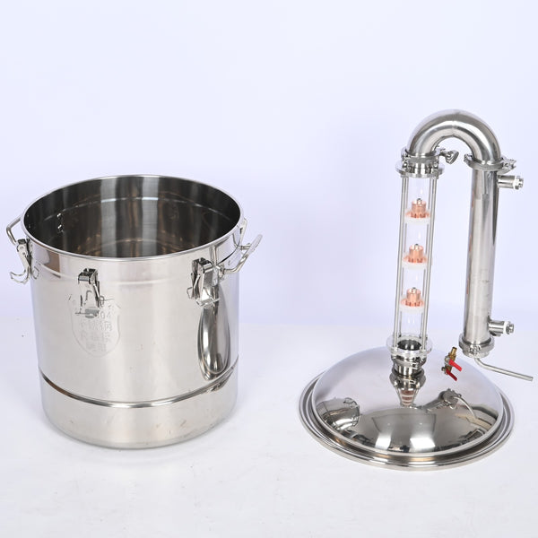 50L Premium Alcohol Distiller Stainless Steel Still Wine Making Kit Home Brewing
