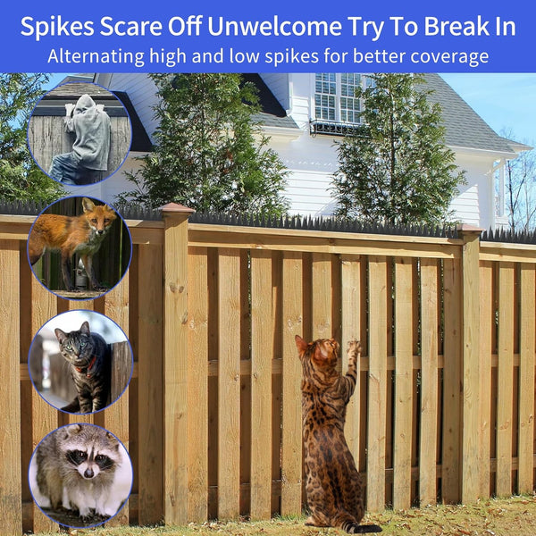 6x Metel Bird Spikes Deterrent Anti Cat Human Spiked Fence Mouse Pest Control AU
