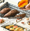1000W Smokeless BBQ Grill Stove Auto Rotating Skewers Barbecue Grill Baking Pan