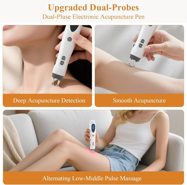 Electronic Acupuncture Pen Meridian Acupressure Point Massage Pulse Therapy