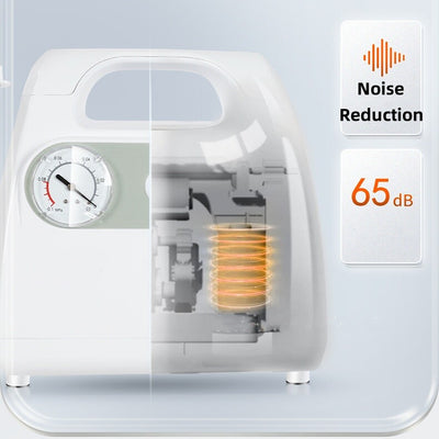 Portable Phlegm Suction Machine Sputum Aspirator Dental Suction Unit Vacuum Pump