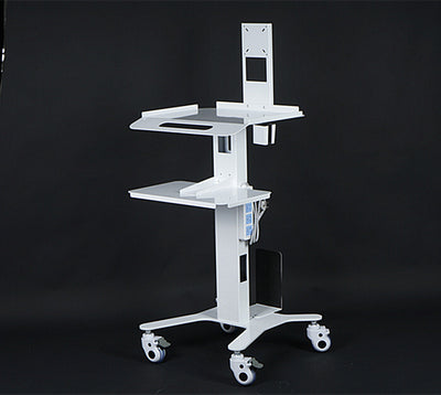 Medical Dental Lab Trolley Cart Intraoral Scanner Mobile Cart Clinic Laptop Rack