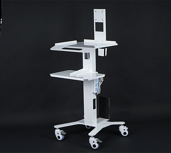 Medical Dental Lab Trolley Cart Intraoral Scanner Mobile Cart Clinic Laptop Rack