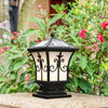 1/2 Post Light LED Outdoor Solar Powered Pillar Lamp Garden Yard Street Led Lamp